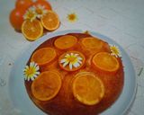 صورة لخطوة 8 من وصفة كيكة الكراميل والبرتقال المقلوبة 🍮🍊