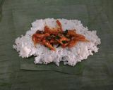 Foto langkah ke 3 dari resep Nasi Bakar Ikan Teri Pedas.
