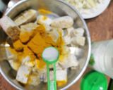 Gambar langkah 3 resipi Tempe goreng.