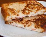 A picture of step 5 of Smoked Trout Croque-Monsieur French Toast Style.