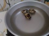 Mpasi 6-7 bulan : bubur jagung, telur puyuh, labu siam