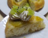 Foto del paso 4 de la receta: Torta Invertida De Kiwi En Sartén