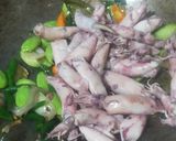 Foto langkah ke 4 dari resep 1040. Tumis Cumi Asin Cabe Ijo Pete.