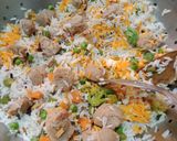 A picture of step 5 of Boiled veg pulao.