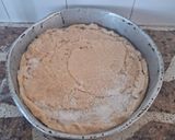 Foto del paso 8 de la receta: Tarta con masa de pasta frola de dulce de leche y crema pastelera
