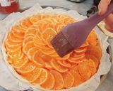 Une image de l'étape 5 de Tarte fine  à la clémentine.