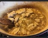 Une image de l'étape 1 de Blanquette de veau revisitée aux poireaux champignons carottes citron et Porto blanc.