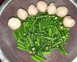 Foto langkah ke 1 dari resep Tumis Kacang Panjang Baso.