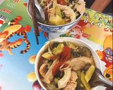 Hình bước làm 5 của món Canh chua cá hồi