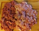 Foto del paso 1 de la receta: Mixto de carne en adobo🌺