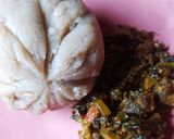 A picture of step 7 of Lump-free Amala.