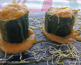 Foto del paso 13 de la receta: Calabacín relleno de gambitas rojas