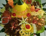 Foto langkah ke 5 dari resep Nasi Tumpeng.