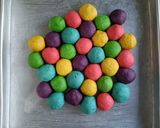 Foto langkah ke 7 dari resep Rainbow Bubble Bread.