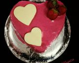 A picture of step 12 of Strawberry Cake - without Egg and Oven.