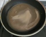 Foto langkah ke 4 dari resep Dadar Gulung Cokelat Isi Unti Kelapa.