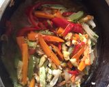 Foto del paso 1 de la receta: Fideos de arroz con vegetales 🥦🥕🍆🌶🥒