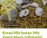 Foto langkah ke 7 dari resep Kreasi Mie Instan: Mie Yamin Minyak Bawang.