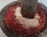 Foto del paso 5 de la receta: Salsa de chiles rojos con ajonjolí