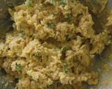 A picture of step 3 of Corn cheese sandwich pakoda.