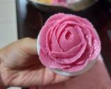 Cara Membuat Jelly Cream Flower pewarna alami pink 9