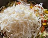 A picture of step 6 of Shrimp Chowmein.