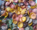 Foto langkah ke 7 dari resep Kue kuping gajah rainbow.