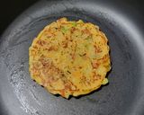 A picture of step 7 of Barley flour mix vegetable uttapam.