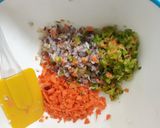 A picture of step 1 of Masala rice paratha.