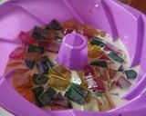Foto del paso 6 de la receta: Gelatina de Mosaico Navideña 🎄⛄