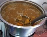Foto langkah ke 6 dari resep Bubur Durian Kacang Ijo.