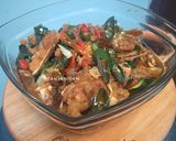 Foto langkah ke 5 dari resep Tumis Ikan Asin Jambal Cabe Ijo.