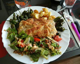 Foto del paso 7 de la receta: Cachopo de cecina, queso de cabra y cebolla caramelizada