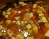A picture of step 4 of Meatballs in Vegetable Sauce.