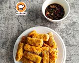 Gambar langkah 5 resipi Tempe Goreng Rangup.