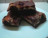 Márványos málnás brownie recept fázis 11 fotója