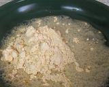 A picture of step 1 of Desi Ghee Besan Ladoos.