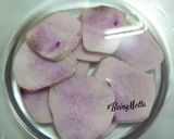 A picture of step 1 of Kand(Purple Yam) Bhajiya.