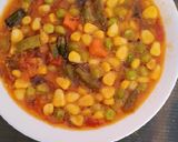 वेजिटेबल कॉर्न सूप (Vegetable corn soup recipe in hindi) रेसिपी चरण 7 फोटो