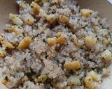 A picture of step 3 of Sabudana Khichadi.