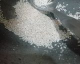 A picture of step 2 of Nariyal Pak.