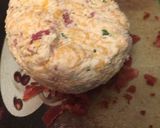 A picture of step 3 of Bacon ranch cheese ball.