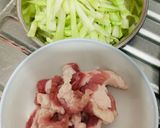 菜心炒里肌肉絲🐷方便便當菜·食物不浪費🥦的食譜步驟1照片