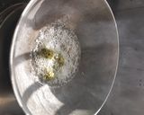 A picture of step 3 of Aloo palak with makhani gravy.