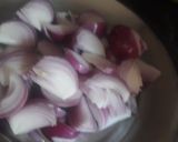 A picture of step 1 of Punjabi curry.