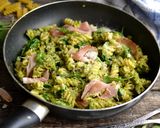 Zöldborsópesztós tészta recept fázis 5 fotója