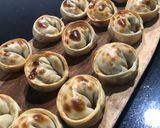 Foto del paso 6 de la receta: Empanadas de carre de cerdo barbacoa 🥟