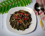 Foto langkah ke 4 dari resep Tumis Kangkung Tauge.