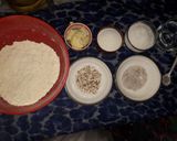 A picture of step 2 of Besan ki barfi.