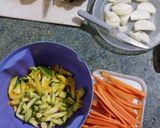 Foto del paso 1 de la receta: Wok de arroz o salteado de verduras con arroz <3